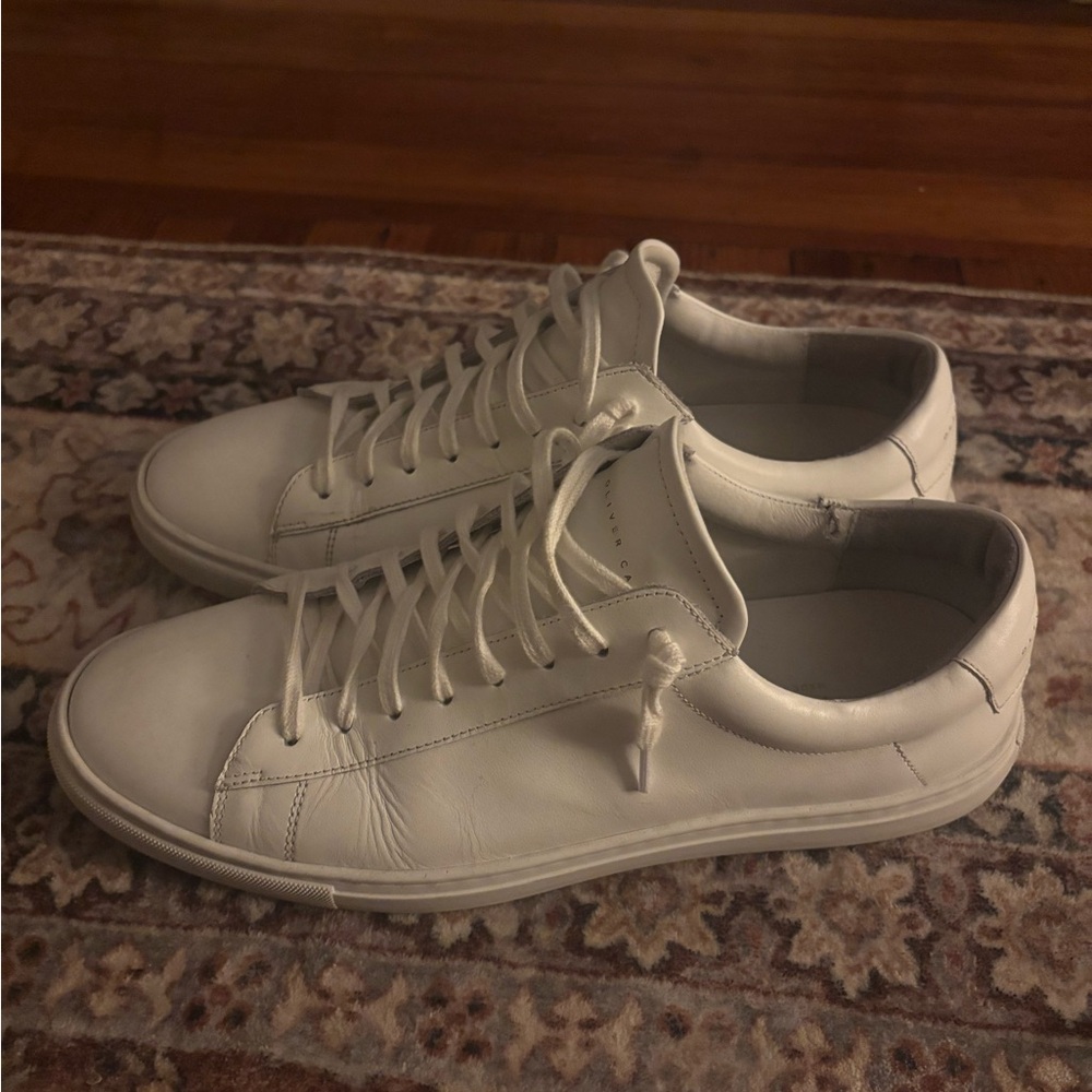Men's Oliver Cabell size 43 low 1 white sneakers - Picture 2 of 5